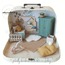 Minidom Travel Dollhouse Kids Room, Çantalı Taşınabilir Bebek Evi Çocuk Odası (Bej)