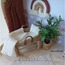Minidom Travel Dollhouse Nursery Room Mocha, Çantalı Taşınabilir Bebek Evi Bebek Odası