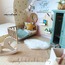 Minidom Travel Dollhouse Kids Room, Çantalı Taşınabilir Bebek Evi Çocuk Odası (Pembe)