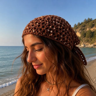 Saç filesi Kahve