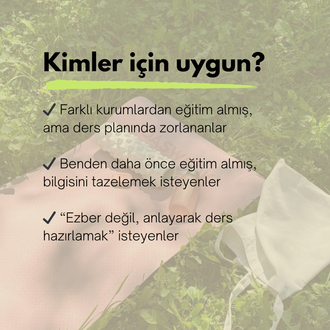 WORKSHOP Eğitmenler için Ders hazırlama ve yenilenme workshop