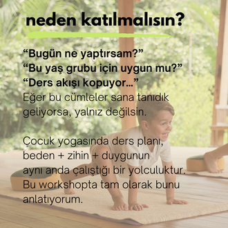 WORKSHOP Eğitmenler için Ders hazırlama ve yenilenme workshop