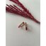 pembe gold küpe