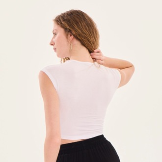 KİVA Crop Top / Beyaz