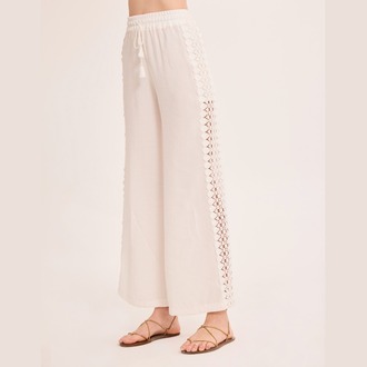 AYDA Dantelli Pantolon / Siyah