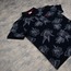 Polo Yaka Çiçek Desenli T-Shirt
