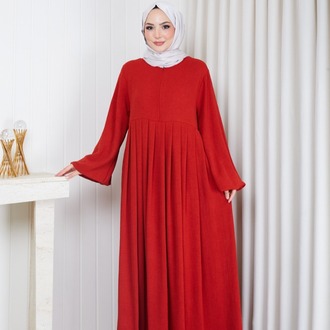 AYROBİN ELBİSE( KİREMİT)