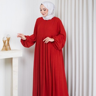 AYROBİN ELBİSE( KİREMİT)