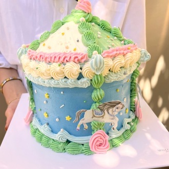 Carousel Cake