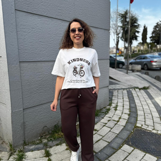 Beli lastikli jogger eşofman 