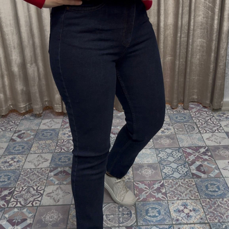 Paçası kesik boy fit jean