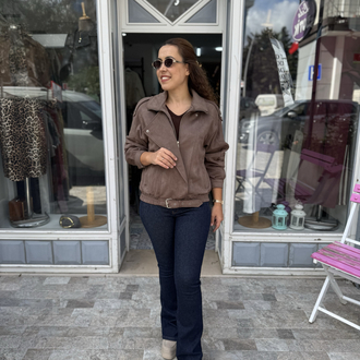 Nubuk Astarlı Ceket