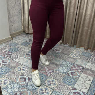 Yüksek bel skinny pantolon 