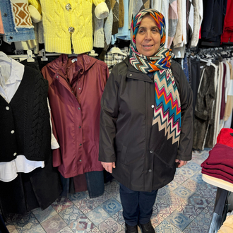 Su ve Rüzgar geçirmeyen Büyük Beden Yağmurluk 