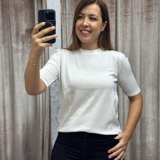 Sırt detaylı basic triko