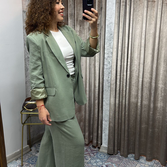 Düğmeli blazer ceket 