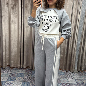 Yazı baskılı sweat