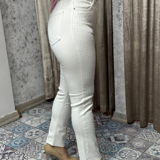 Yüksek bel taşlı mom 