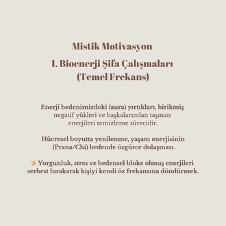Bioenerji Şifa Çalışmaları 