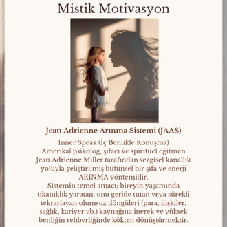 ​ Jean Adrienne Arınma Sistemi (JAAS) - Bireysel Seans 