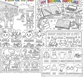 2. SINIF MAARİF MODEL BOYAMA KAĞITLARI - 30 SAYFA - PDF