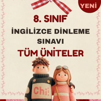 YENİ 8. Sınıf İngilizce Dinleme Sınavı - Müfredata Uygun - TÜM ÜNİTELER - #miyaovenglish