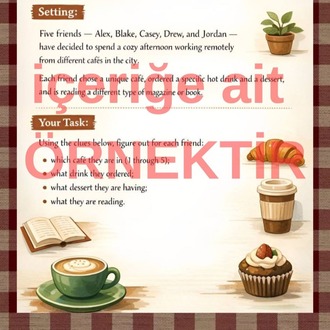 İngilizce Dedektif Oyunları - 2 ADET - MANTIK VE GİZEM OYUNU - PDF -  