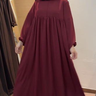 AÇELYA ELBİSE / FERACE BORDO