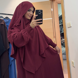 GÖLGELİ AYROBİN TAKIM (BORDO)