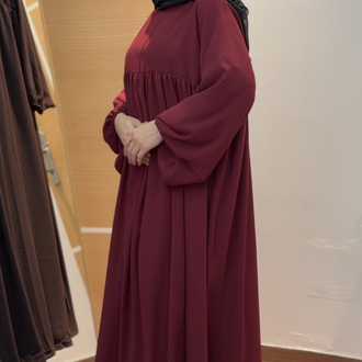 AÇELYA ELBİSE / FERACE BORDO