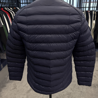 OUTLET ÜRÜNÜ Hugo Kaz Tüylü Şişme Mont (4555-Lacivert)