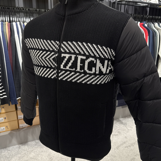 Outlet ürünü İthal Zegna Mevsimlik Şişme Mont (1056-Siyah)