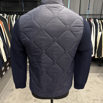 OUTLET ÜRÜNÜ İthal Moncler Çelik Örme Mont 4626 (Lacivert)