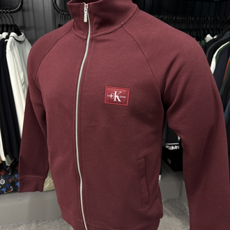 OUTLET ÜRÜNÜ Calvin Klein Uzun Fermuarlı Sweat (2509-Bordo)