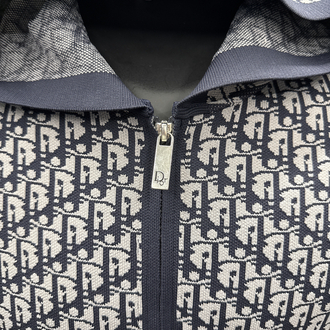 OUTLET ÜRÜNÜ İthal Christian Dior Çelik Örme Hoodie (Gri)