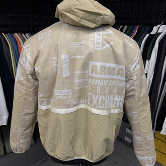 Outlet ürünü Armanı Exchange Çift Taraflı Kapüşonlu Yağmurluk (7207-Bej)