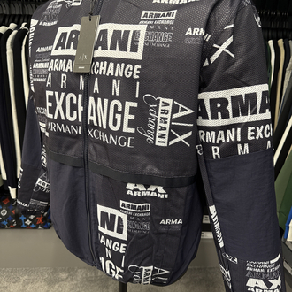 Outlet ürünü Armanı Exchange Çift Taraflı Kapüşonlu Yağmurluk (7207-Lacivert)