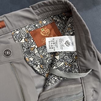 Lora Pıana Kışlık Kırışmayan Kumaş Jogger Pantolon (1154-Gri)