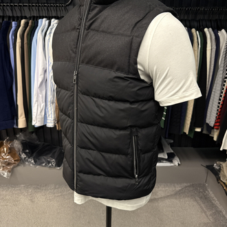 İthal Loro Piana Yelek 6019 (Siyah)