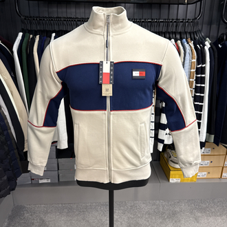 OUTLET ÜRÜNÜ Tommy Hılfıger Uzun Fermuarlı Sweat (444-Bej)