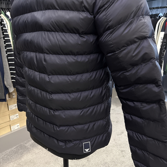 Emporio Armanı Kaz Tüylü Şişme Mont (4466-Lacivert)