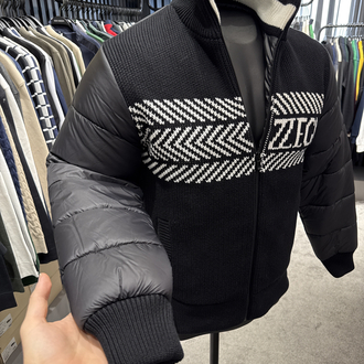 Outlet ürünü İthal Zegna Mevsimlik Şişme Mont (1056-Siyah)