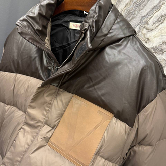 Outlet ürünü İthal Valentino Kaz Tüyü Şişme Mont (80462-Kahve)