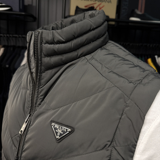 Prada Yelek (8031-Gri)
