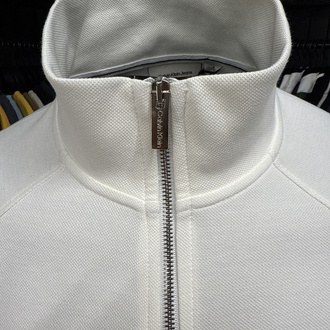OUTLET ÜRÜNÜ Calvin Klein Uzun Fermuarlı Sweat (2509-Beyaz)