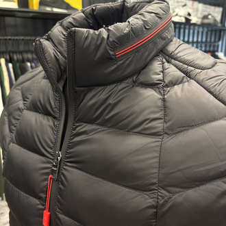 OUTLET ÜRÜNÜ Hugo Kaz Tüylü Şişme Mont (4555-Siyah)