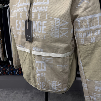 Outlet ürünü Armanı Exchange Çift Taraflı Kapüşonlu Yağmurluk (7207-Bej)