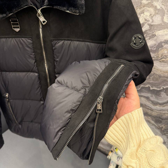 OUTLET ÜRÜNÜ İthal Moncler Kaz Tüyü Mont (80294-Siyah)