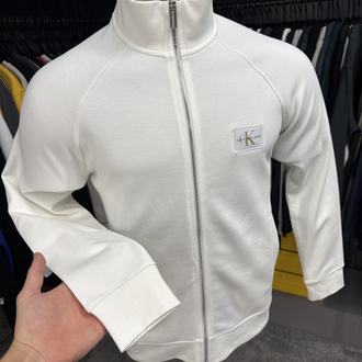 OUTLET ÜRÜNÜ Calvin Klein Uzun Fermuarlı Sweat (2509-Beyaz)
