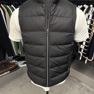 İthal Loro Piana Yelek 6019 (Siyah)